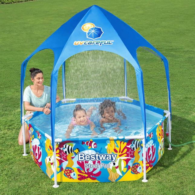 Bestway Steel Pro Uv Careful Kinderpool 183X51 Cm