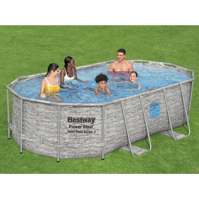 Bestway Power Steel Swimmingpool-Set 427X250X100 Cm