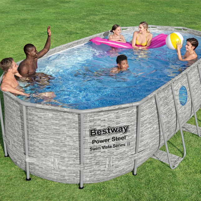 Bestway Power Steel Swim Vista Series Pool Set 549X274X122 Cm