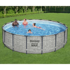 Bestway Power Steel Swimming Pool Rund 488X122 Cm