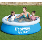 Bestway Fast Set Aufblasbarer Pool Rund 183X51 Cm Blau