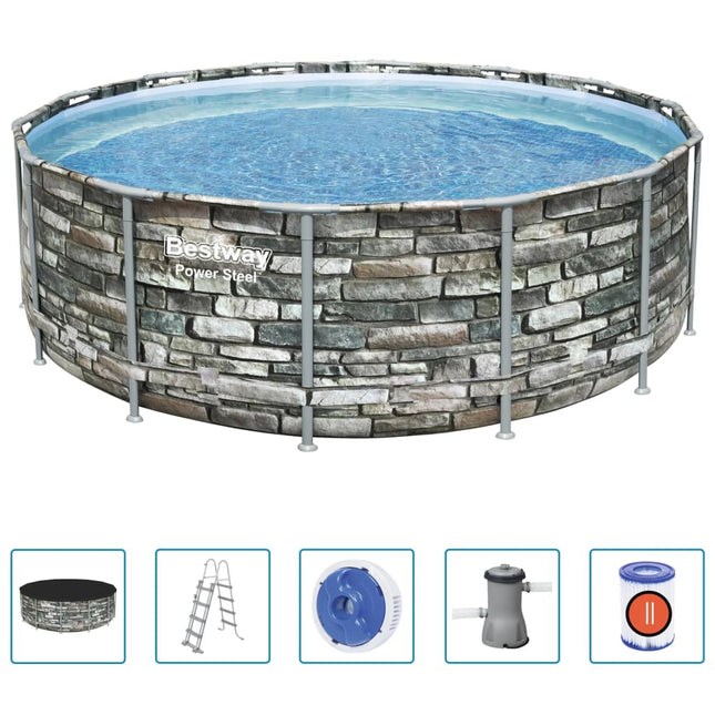 Bestway Power Steel Swimming Pool