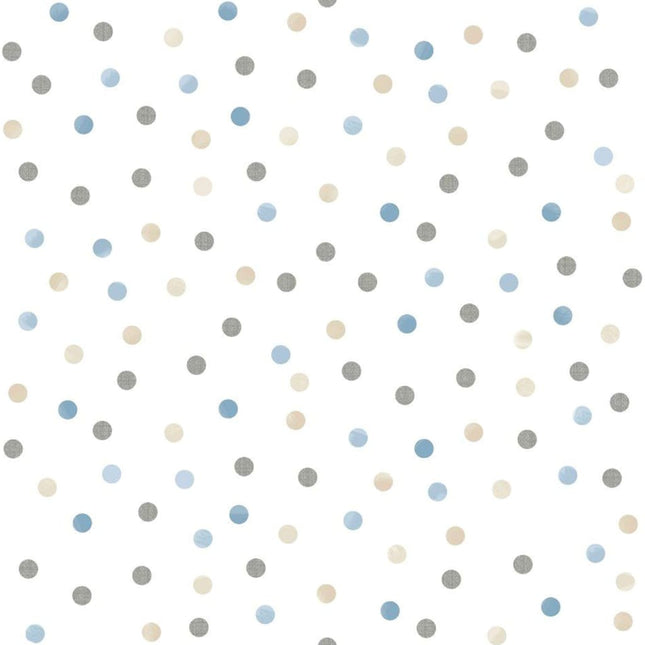 Noordwand Tapete Mondo Baby Confetti Dots Weiß, , Grau Und Beige