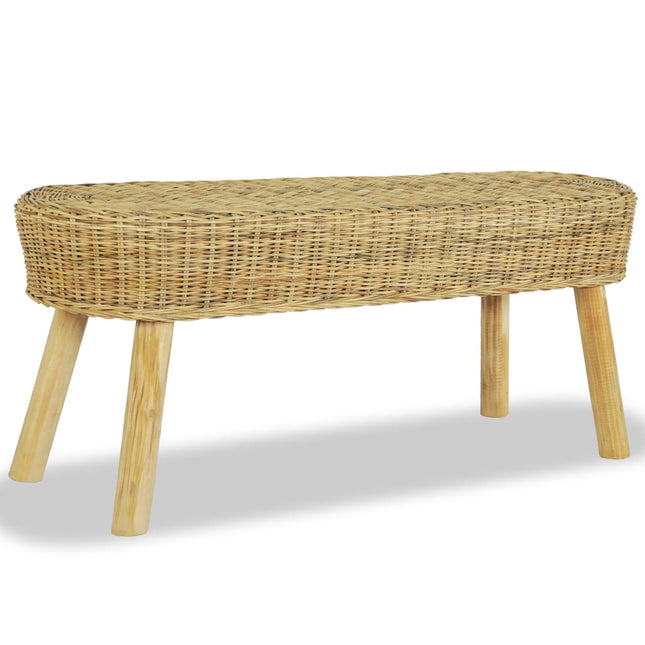 Flurbank Rattan Natur - Moebelbox24.de