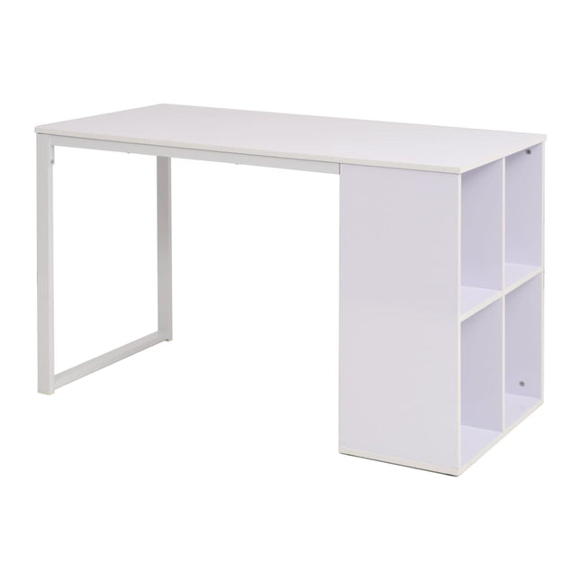 Schreibtisch 120×60×75 Cm Eichenbraun Und Weiß - Moebelbox24.de