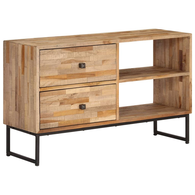 Tv-Schrank Recyceltes Teakholz 90X30X55 Cm