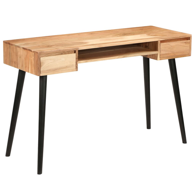 Schreibtisch Akazienholz Massiv 118 X 45 X 76 Cm - Moebelbox24.de