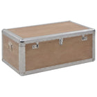 Aufbewahrungsbox Tannenholz Massiv 91X52X40 Cm Braun - Moebelbox24.de