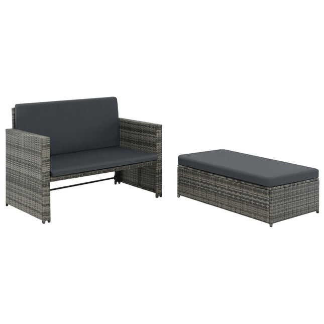 Gartensofa Poly Rattan - Moebelbox24.de