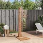 Gartendusche Massivholz Teak 70X75X204 Cm