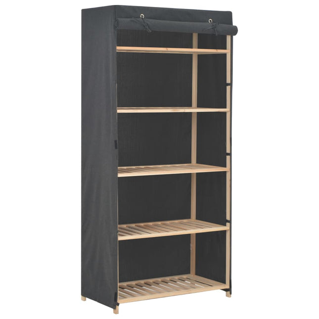 Kleiderschrank 79 X 40 X 170 Cm Stoff - Moebelbox24.de