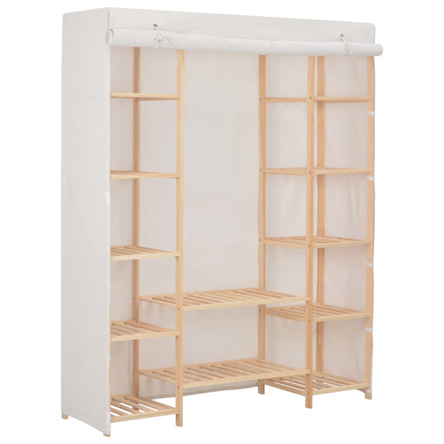 Kleiderschrank 135 X 40 X 170 Cm Stoff - Moebelbox24.de