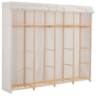 Kleiderschrank 200 X 40 X 170 Cm Stoff - Moebelbox24.de