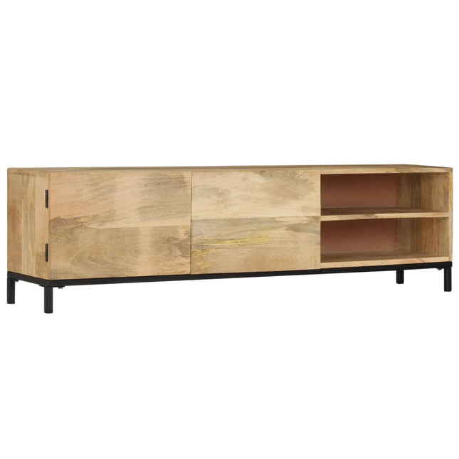 Tv-Schrank 145X30X41 Cm Massivholz Mango