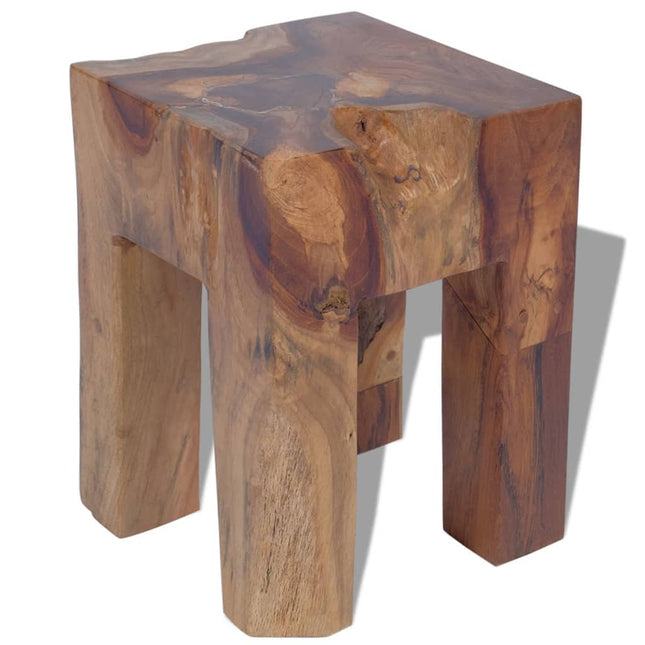 Hocker Massivholz Teak - Moebelbox24.de