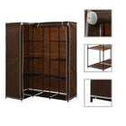 Eckkleiderschrank 130 X 87 X 169 Cm - Moebelbox24.de