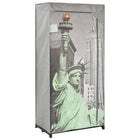 Kleiderschrank 75×45×160 Cm New York Stoff - Moebelbox24.de