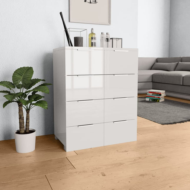 Sideboard Hochglanz- 60X35X80 Cm Holzwerkstoff - Moebelbox24.de