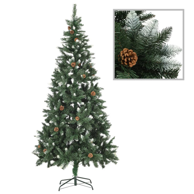 Künstlicher Weihnachtsbaum Mit Kiefernzapfen 150 Cm