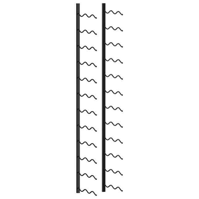 Wand-Weinregal Für 24 Flaschen Eisen - Moebelbox24.de