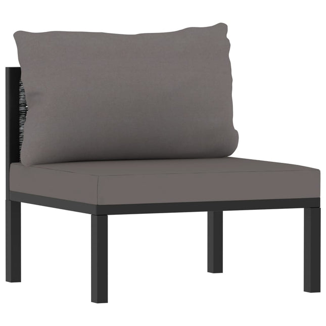 Sofa-Eckelement Mit Rechter Armlehne Poly Rattan - Moebelbox24.de