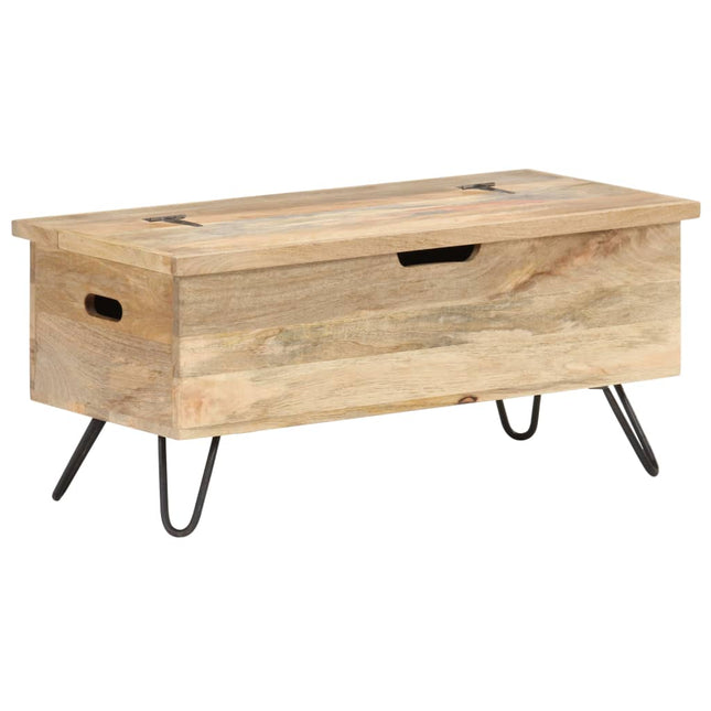 Truhe 90X40X45 Cm Mango Massivholz - Moebelbox24.de