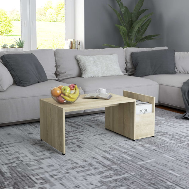 Couchtisch -Optik 90X45X35 Cm Holzwerkstoff - Moebelbox24.de