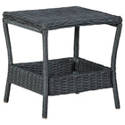 Gartentisch 45X45X46,5 Cm Poly Rattan - Moebelbox24.de