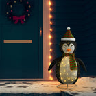 Weihnachtsdekoration Pinguin-Figur Led Luxus-Gewebe