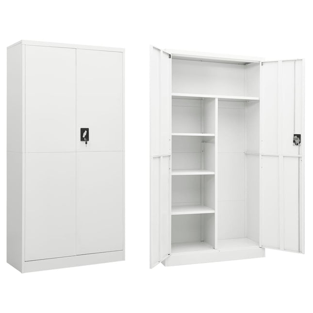 Schließfachschrank 90X40X180 Cm Stahl - Moebelbox24.de