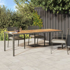 Gartentisch 250X100X75 Cm Poly Rattan - Moebelbox24.de