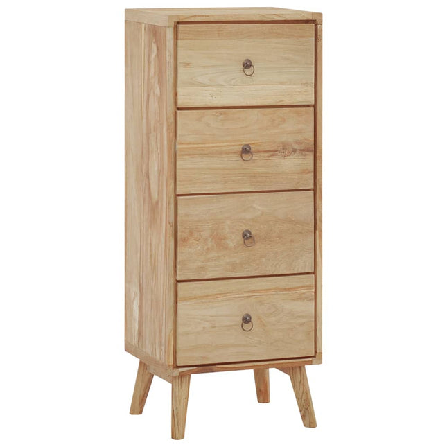 Kommode 40X30X100 Cm Massivholz Teak - Moebelbox24.de