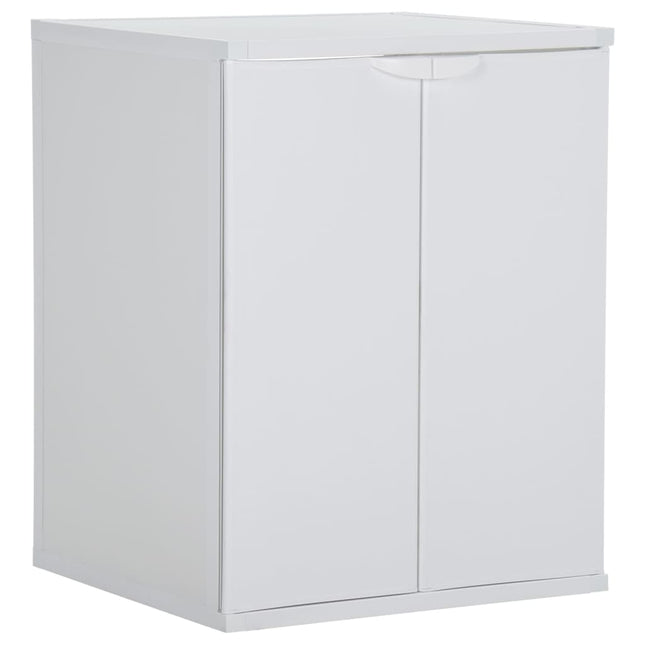 Waschmaschinenschrank Weiß 68,5X64,5X88 Cm Pvc - Moebelbox24.de