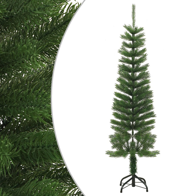 Künstlicher Weihnachtsbaum Mit Ständer Schlank 120 Cm Pe