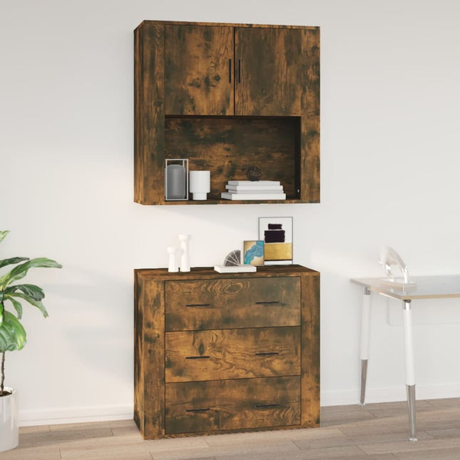 Wandschrank 80X33X80 Cm Holzwerkstoff