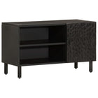 Tv-Schrank 80X31X46 Cm Massivholz Mango