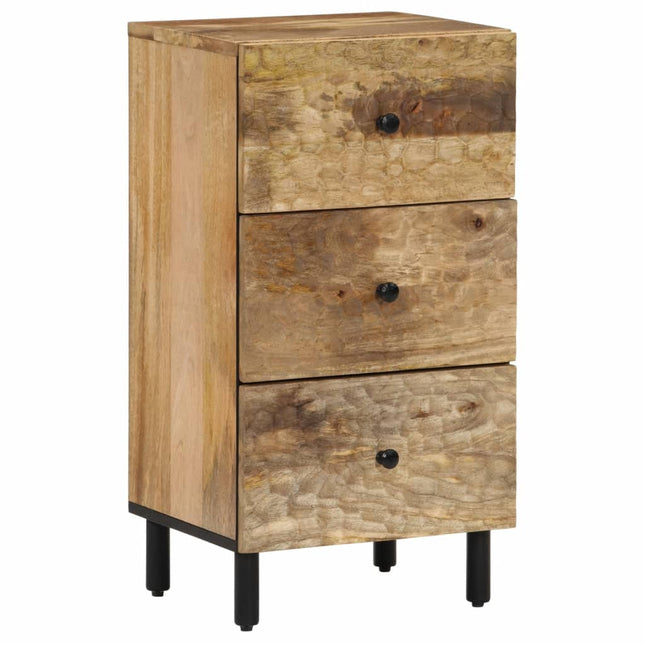 Beistellschrank 40X33X75 Cm Massivholz Akazie