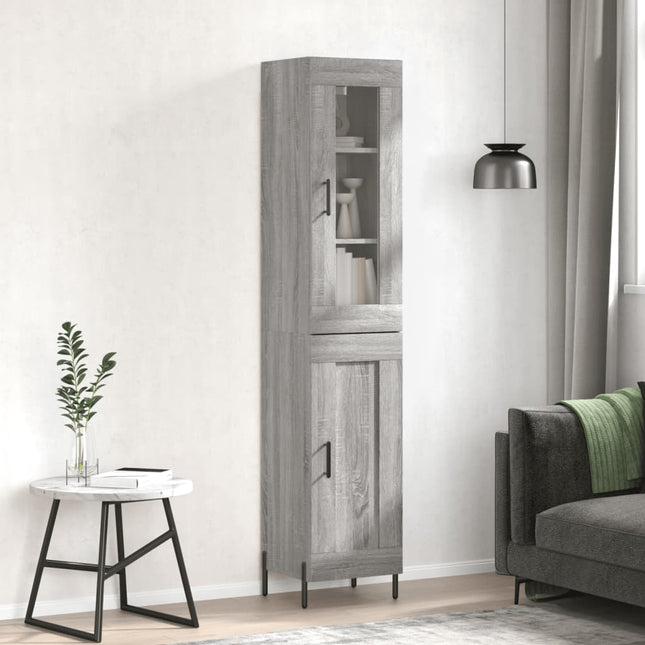 Highboard 34,5X34X180 Cm Holzwerkstoff