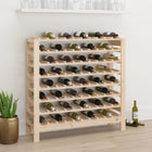 Weinregal 109,5X30X107,5 Cm Massivholz Kiefer - Moebelbox24.de