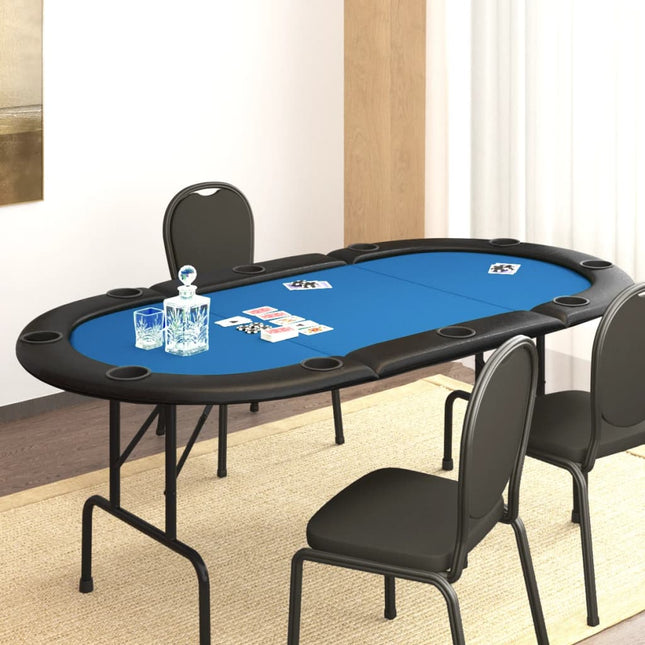 Pokertisch Klappbar 10 Spieler 206X106X75 Cm - Moebelbox24.de