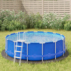 Pool-Bodentuch Hellgrau Ø306 Cm Polyester Geotextil