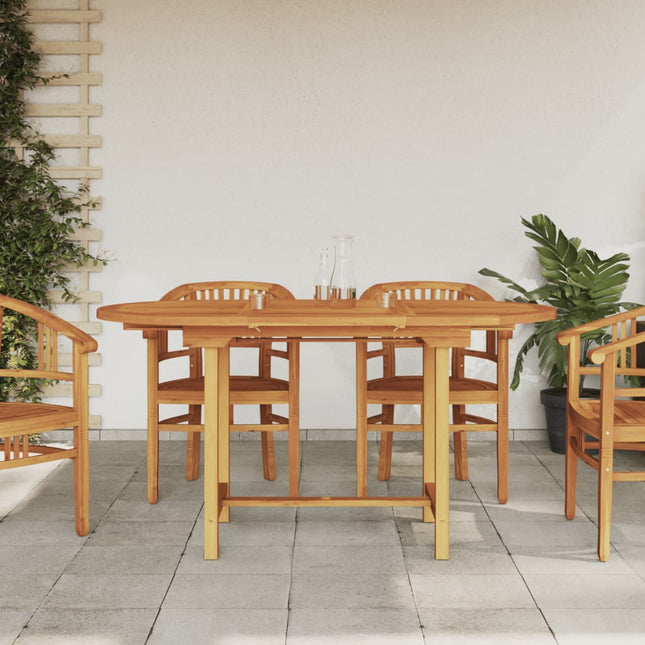 Garten-Ausziehtisch 180- Massivholz Teak - Moebelbox24.de