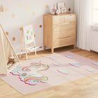 Kinderteppich 160X230 Cm Einhorn Waschbar Rutschfest