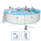 Bestway Hydrium Stahlrahmen-Pool Set Rund 460X90 Cm