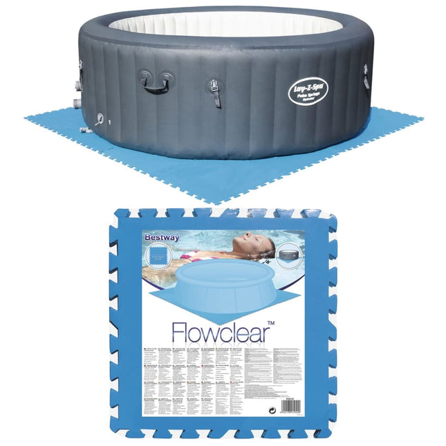 Bestway Pool-Bodenschutz 8 Stk. Blau 58220