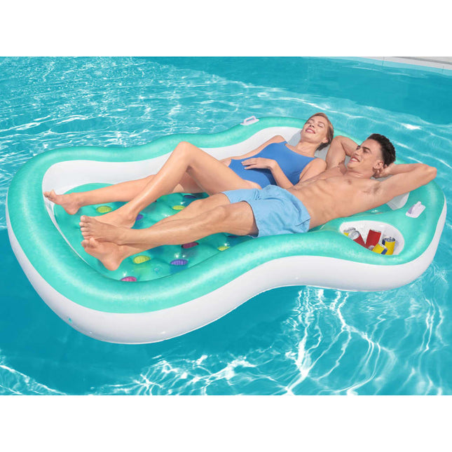 Bestway Double Designer Wasserliege 224X174 Cm