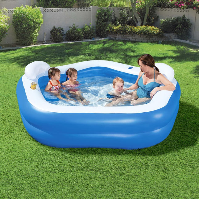 Bestway Family Fun Lounge Pool 213X206X69 Cm