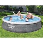 Bestway Fast Set Pool-Set Mit Pumpe Aufblasbar 396X84 Cm