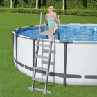 Bestway Pool-Sicherheitsleiter Mit 4 Stufen Flowclear 132 Cm