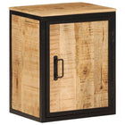 Badschrank 40X30X50 Cm Massivholz Mango Und Eisen - Moebelbox24.de